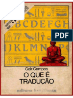 Coleção Primeiros Passos 166 - Geir Campos - O Que é Tradução (PDF) (Rev)