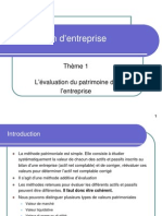 2 Evaluation D'entreprise Patrimoniale