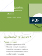 EB - Lecture 7 - Online Auctions