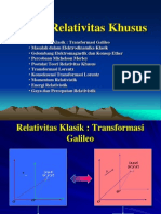 Teori Relativitas Khusus 1