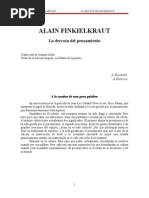 2 - Finkielkraut Alain - La Derrota Del Pensamiento
