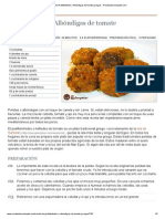 Receta de Pseftokefedes o Albóndigas de Tomate Griegas - Recetasderechupete PDF