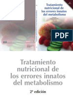 Libro Tratamiento Nutricional de Errores Innatos Del Metabolismo