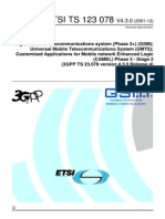 Customised Applications for Mobile Network Enhanced Logic (CAMEL) Phase 3 - Stage 2 (3GPP TS 23.078 Version 4.3.0 Release 4)