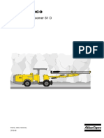 Requisitos de estabilidad y ángulos máximos de inclinación para equipos perforadores Atlas Copco