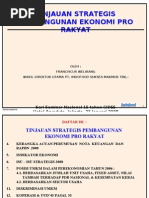 Download TINJAUAN STRATEGIS PEMBANGUNAN EKONOMI PRO RAKYAT by cides SN2252953 doc pdf