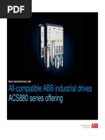 All-Compatible ABB Industrial Drives: ACS880 Series Offering