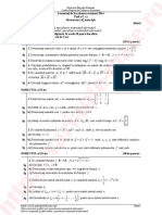 Model Varianta Matematica M Mate Info 2014