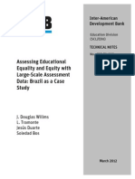 Assessing Educational Equality and Equity With Large-Scale Assessment