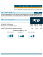 Michigan 2013 Progress Report on E-Prescribing