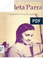 Violeta Parra Composiciones para Guitarra