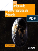 Mantenimiento A Transformadores de Potencia