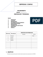 Procedimiento Perforacion y Tronadura