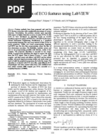 Estimation of ECG Features Using LabVIEW PDF