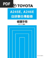 A245E/A246E Transmission Diagrams | PDF | Valve | Toyota