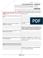 Sistema respiratório exercícios