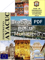 Plan Desarrollo Concertado Ayacucho 2013 
