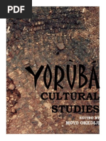 Download Yoruba Cultural Studies by Edward Rios SN225341347 doc pdf