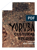 Yoruba Cultural Studies