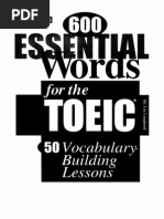 Download 600 Essenilal Words for Toeic by nungnang SN22534200 doc pdf