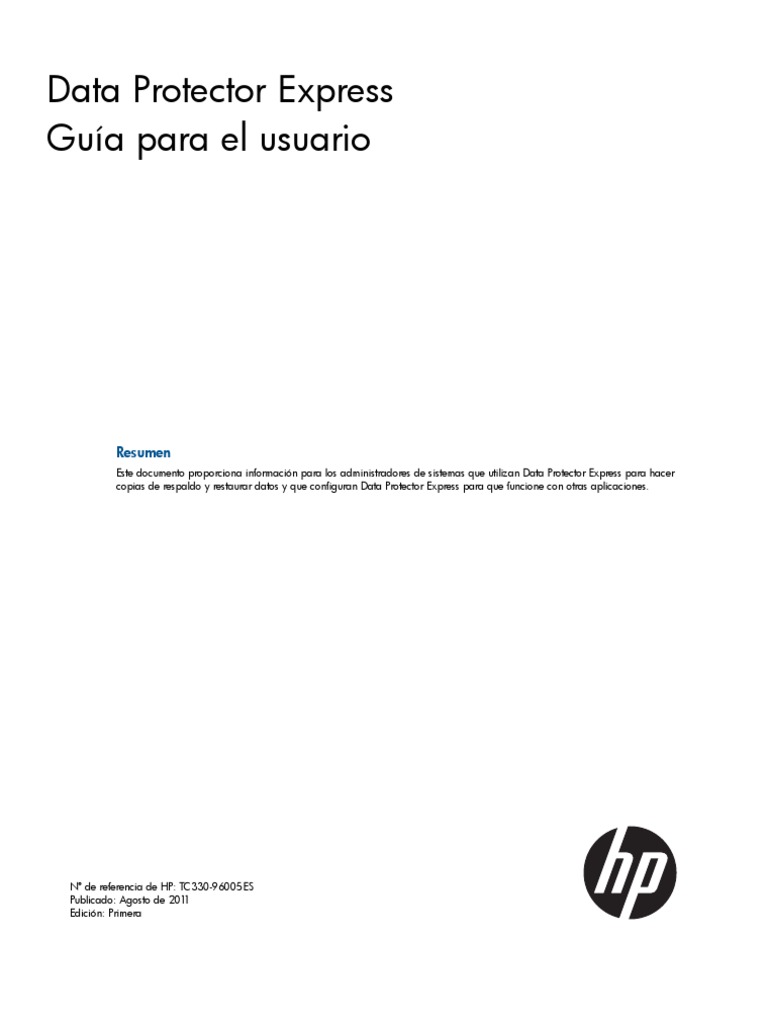 Data Protect Manual | PDF | Apoyo | Archivo de computadora