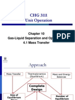 4.1 Gas Liquid Separation - Mass Transfer