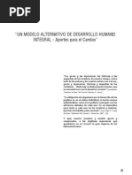 Estudio 2 Un Modelo Alternativo Del Desarrollo Humano Integral. Aportes Para El Cambio