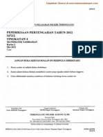 Kertas 2 Pep Pertengahan Tahun Ting 4 Terengganu 2012 - Soalan