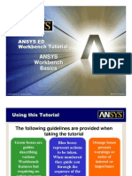 Download ANSYS 100 Workbench Tutorial - Exercise 1 Workbench Basics by sangeethsreeni SN22535219 doc pdf