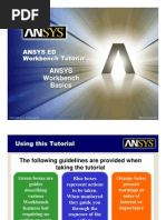 Download ANSYS 100 Workbench Tutorial - Exercise 1 Workbench Basics by sangeethsreeni SN22535219 doc pdf