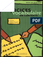 Exercices de Vocabulaire en Contexte - Niveau Debutant Par ( Www.livrebooks.com )