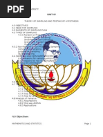 Mathematics and Statistics (Unit IV & V)
