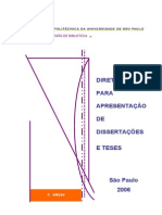 Diretrizes Para Apresentação de Dissertações ETeses POLI - USP 3ra Edição 2006 (3)