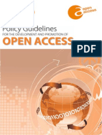 For The Development and Promotion of Open Access