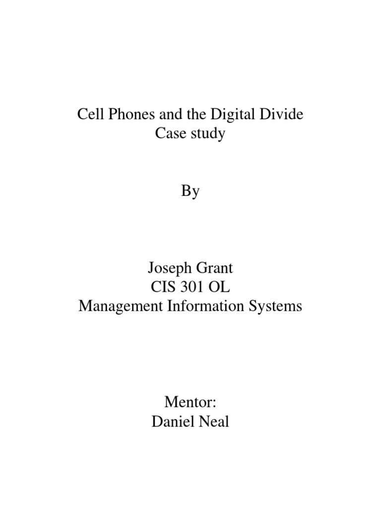 Cell Phones' Impact on Developing Economies | PDF | Mobile Phones | Poverty