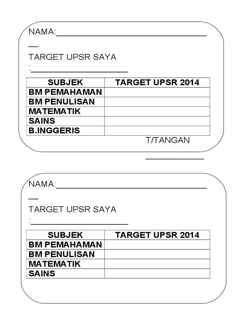 TARGET UPSR SAYA.doc