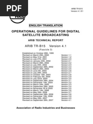 8 Tr B15v4 1 3p4 E1 Pdf Network Packet Telecommunication