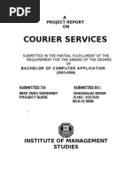 Download Courier Service-A Project Report by honestguy09 SN22537462 doc pdf