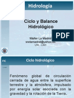 2 - Ciclo y Balance Hidrológico