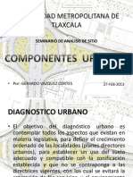 componentes urbanos