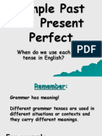 When Do We Use Each Tense in English?