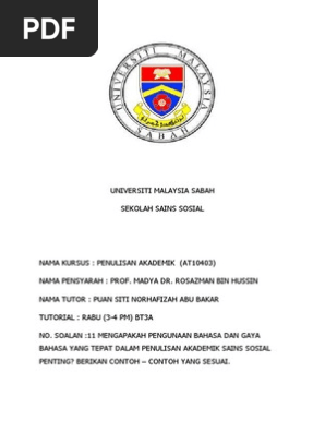 Penulisan Akademik Pdf