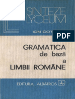 Gramatica de Baza A Limbii Romane Ion Coteanu CARTEA