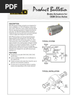 80460034brake Actuators For OEM Drive Axles