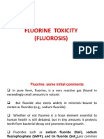 Fluorosis Phosphorous  toxicity