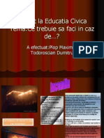Proiect La Educatia Civica(2)