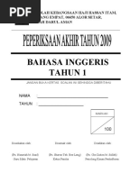 English Year 1  Indonesian Language