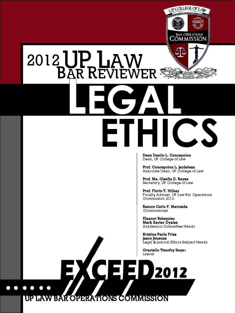 Legal Ethics Reviewer PDF