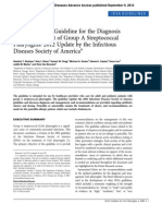 IDSA Guidelines For Group A Strep Pharyngitis-2012 Update
