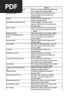 Download Film Studio List- Mumbai by chinmay_nd9 SN225399531 doc pdf